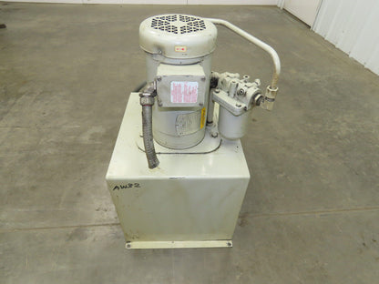 Tec-Hackett PFG-40-10A3 Hydraulic Power Unit 15 Gal 3.5 GPM Pump 3Hp 460V 3PH