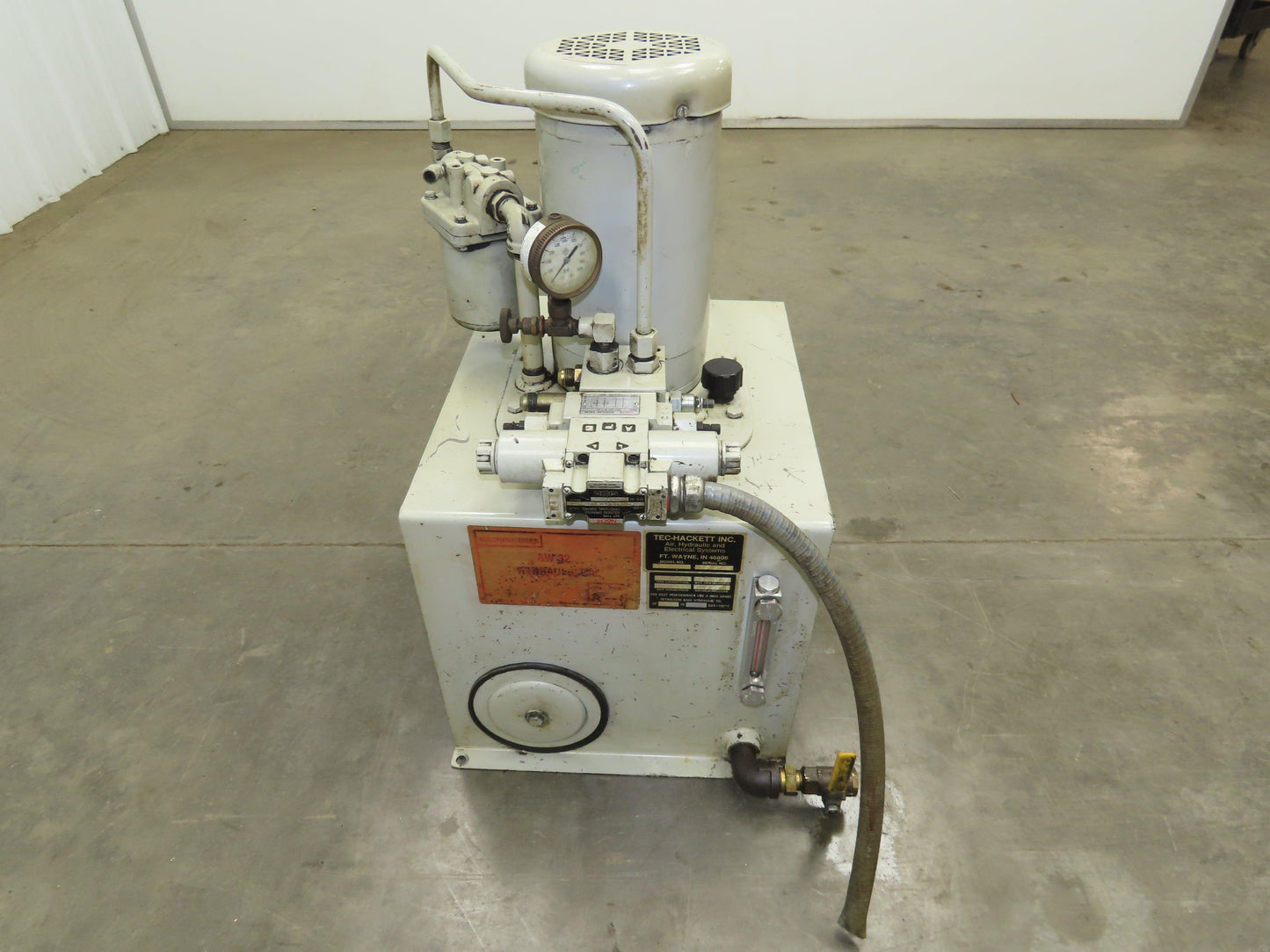 Tec-Hackett PFG-40-10A3 Hydraulic Power Unit 15 Gal 3.5 GPM Pump 3Hp 460V 3PH