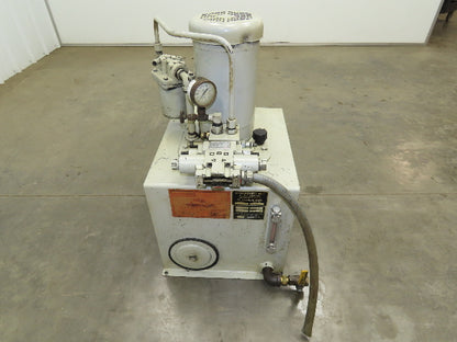 Tec-Hackett PFG-40-10A3 Hydraulic Power Unit 15 Gal 3.5 GPM Pump 3Hp 460V 3PH