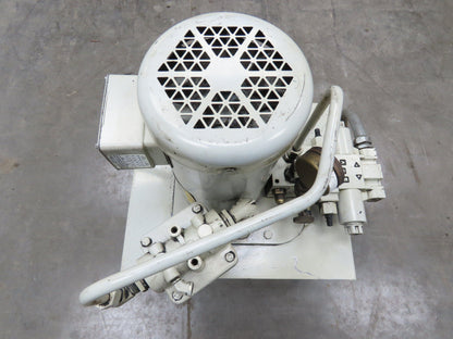 Tec-Hackett PFG-40-10A3 Hydraulic Power Unit 15 Gal 3.5 GPM Pump 3Hp 460V 3PH