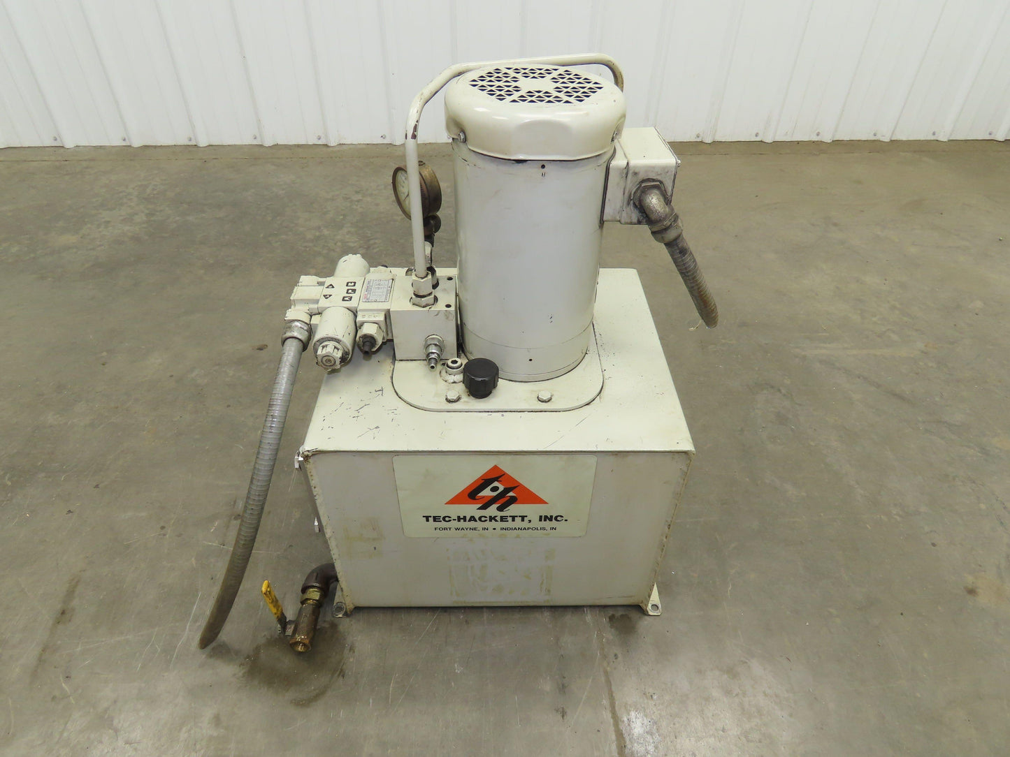 Tec-Hackett PFG-40-10A3 Hydraulic Power Unit 15 Gal 3.5 GPM Pump 3Hp 460V 3PH