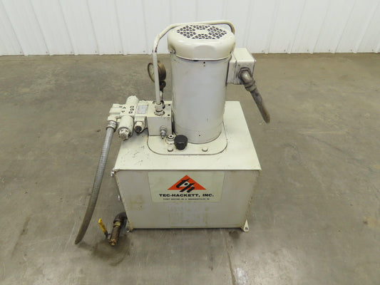 Tec-Hackett PFG-40-10A3 Hydraulic Power Unit 15 Gal 3.5 GPM Pump 3Hp 460V 3PH