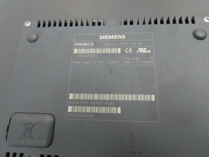 Siemens 6RA8097-4GV62 Sinamics DCM Drive 600VDC 2800A 4 Quadrant Operator Panel