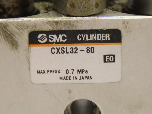 SMC CXSL32-80 Dual Rod Guided Cylinder Actuator 32mm Bore 80mm Stroke