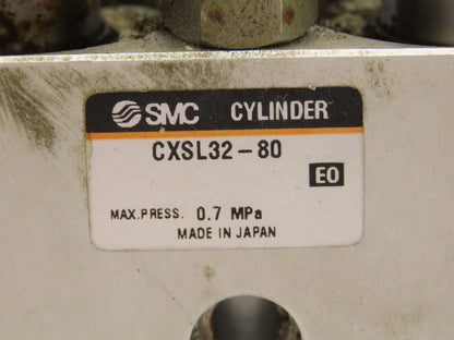 SMC CXSL32-80 Dual Rod Guided Cylinder Actuator 32mm Bore 80mm Stroke
