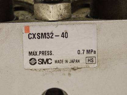 SMC CXSM32-40 Dual Rod Guided Cylinder Actuator 32mm Bore 40mm Stroke