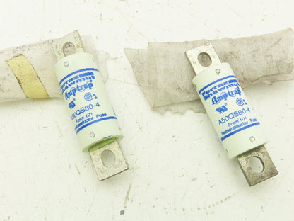Ferraz Shawmut A50QS80-4 Amp-Trap Semiconductor 80A 500V Fuse Lot of 2