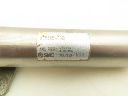 SMC NCMB125-0300 Spring Return Pneumatic Cylinder 3" Stroke 1-1/4" Bore Lot of 2