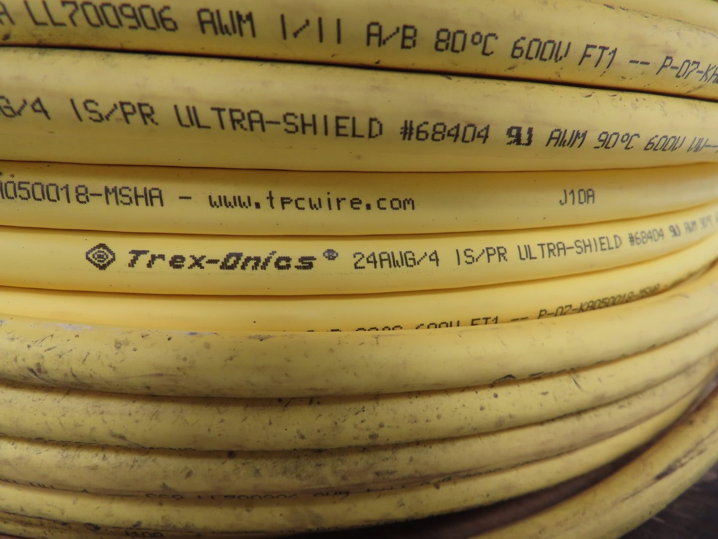 Trex-Onics 24/4PR Ultra Shield 24 AWG 4 Pair IS/PR Flex Multi-Conductor 500'