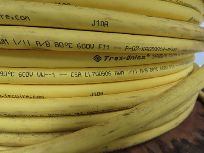 Trex-Onics 24/4PR Ultra Shield 24 AWG 4 Pair IS/PR Flex Multi-Conductor 500'