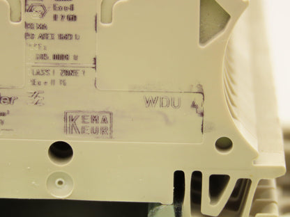 Weidmuller WDU-4 Terminal Block Din Rail 800V 4mm Lot of 120