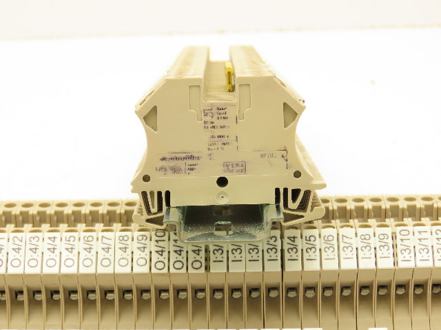 Weidmuller WDU-4 Terminal Block Din Rail 800V 4mm Lot of 120