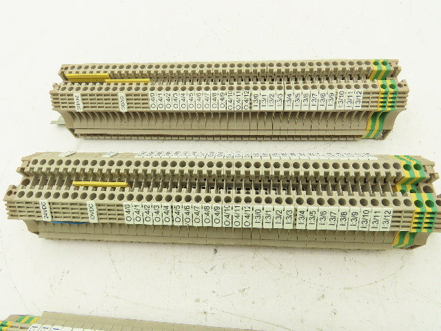 Weidmuller WDU-4 Terminal Block Din Rail 800V 4mm Lot of 120