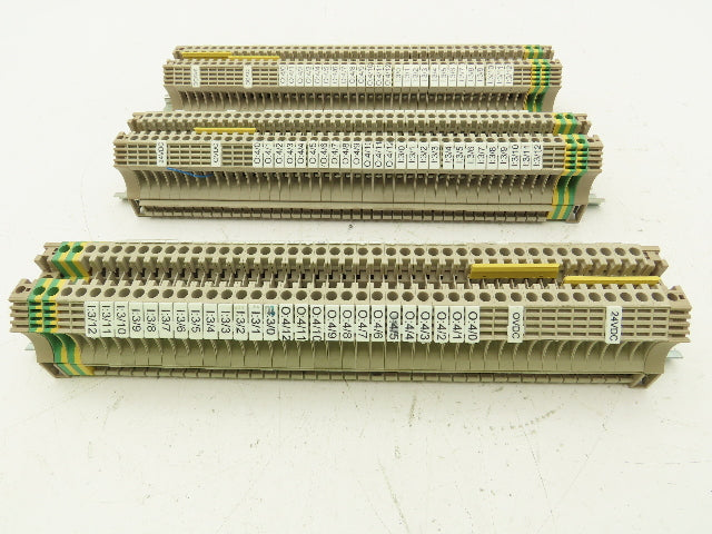 Weidmuller WDU-4 Terminal Block Din Rail 800V 4mm Lot of 120