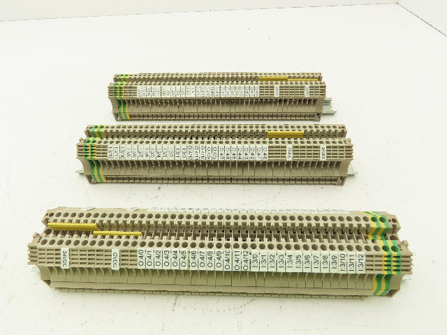 Weidmuller WDU-4 Terminal Block Din Rail 800V 4mm Lot of 120