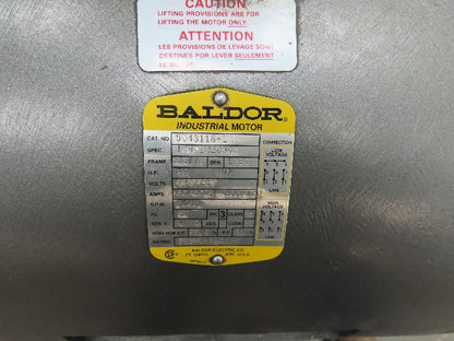 Baldor 14H01W289G1 Industrial AC Motor 75Hp 1760 RPM 230/460V 3PH 365TYZ Frame DP