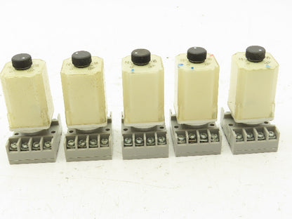 Allen Bradley 700-HN125 Timer Delay Relay Socket Base 0-100 Seconds Lot of 5