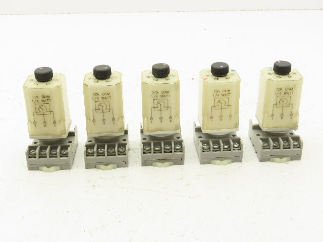 Allen Bradley 700-HN125 Timer Delay Relay Socket Base 0-100 Seconds Lot of 5