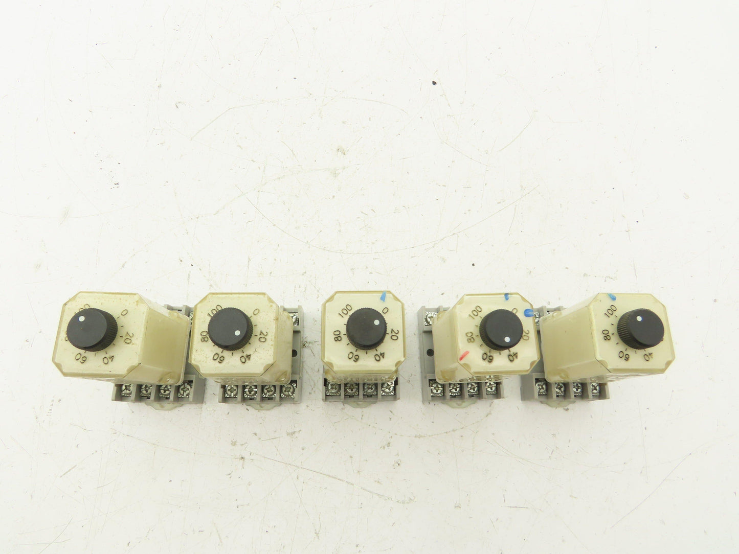 Allen Bradley 700-HN125 Timer Delay Relay Socket Base 0-100 Seconds Lot of 5