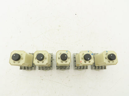 Allen Bradley 700-HN125 Timer Delay Relay Socket Base 0-100 Seconds Lot of 5
