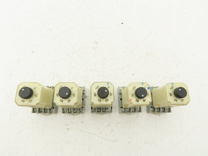 Allen Bradley 700-HN125 Timer Delay Relay Socket Base 0-100 Seconds Lot of 5