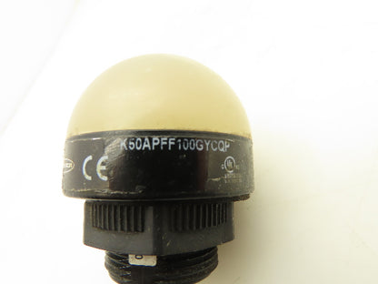 Banner K50APFF100GYCQP Illuminated Pick-To-Light Optical Button 12-30VDC 50MM