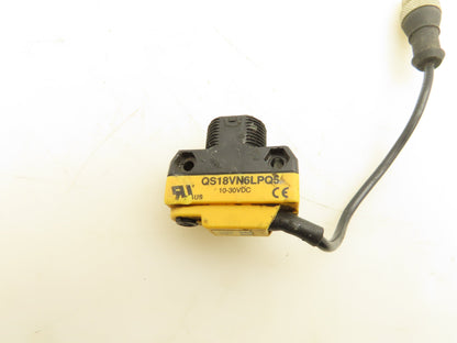 Banner QS18VN6LPQ5 Photoelectric Sensor 10-30VDC 3.5M Range M12 Lot Of 5