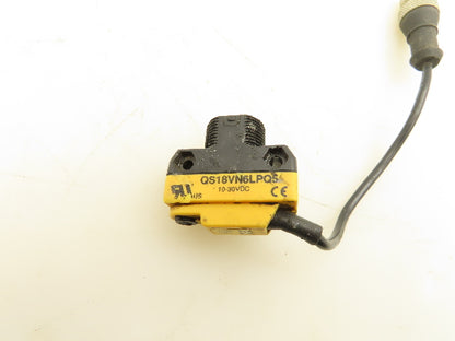 Banner QS18VN6LPQ5 Photoelectric Sensor 10-30VDC 3.5M Range M12 Lot Of 5