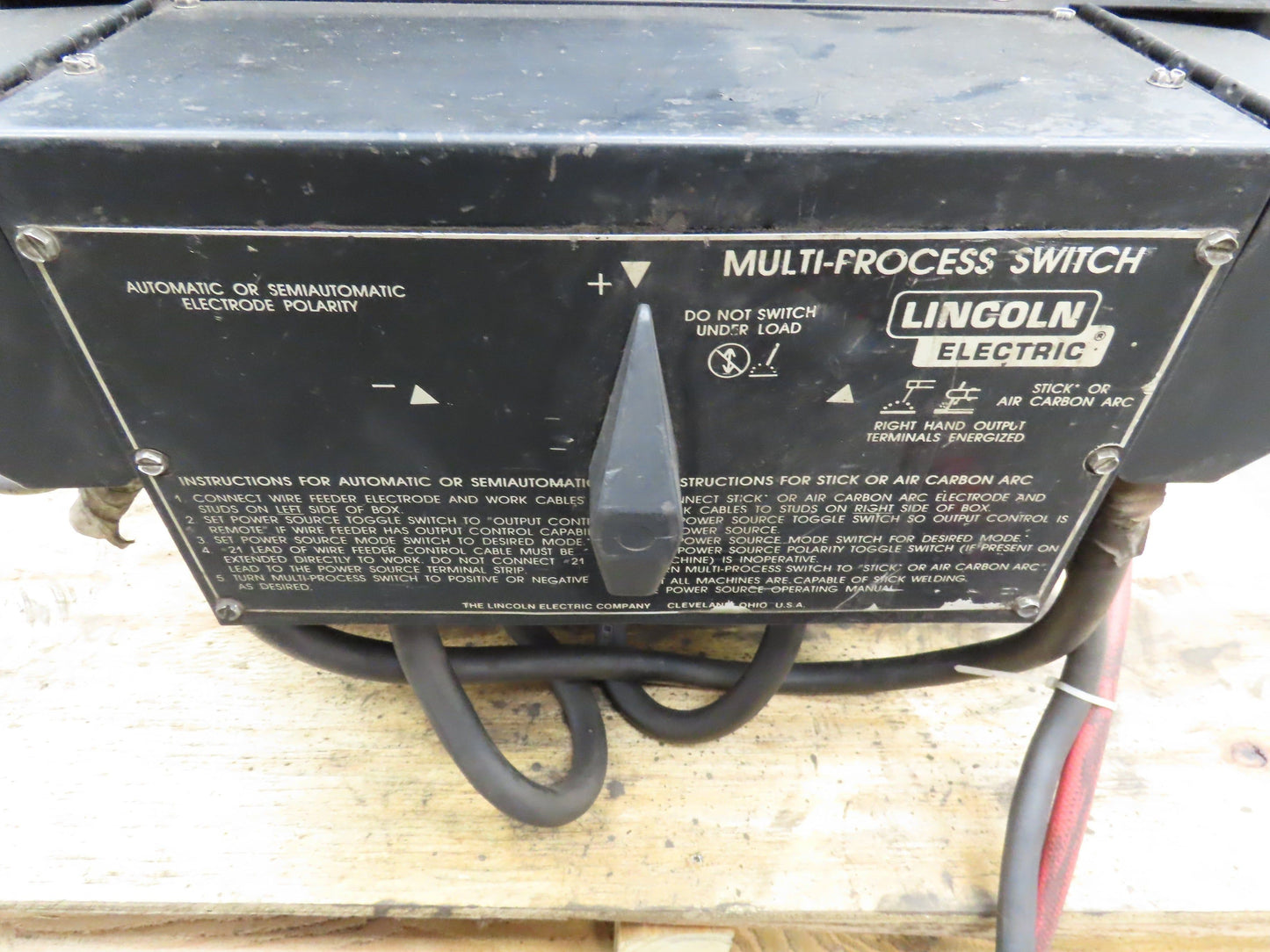 Lincoln R3R-500 9884 DC ARC Stick Welder Multi Process Switch Air Carbon Gouging