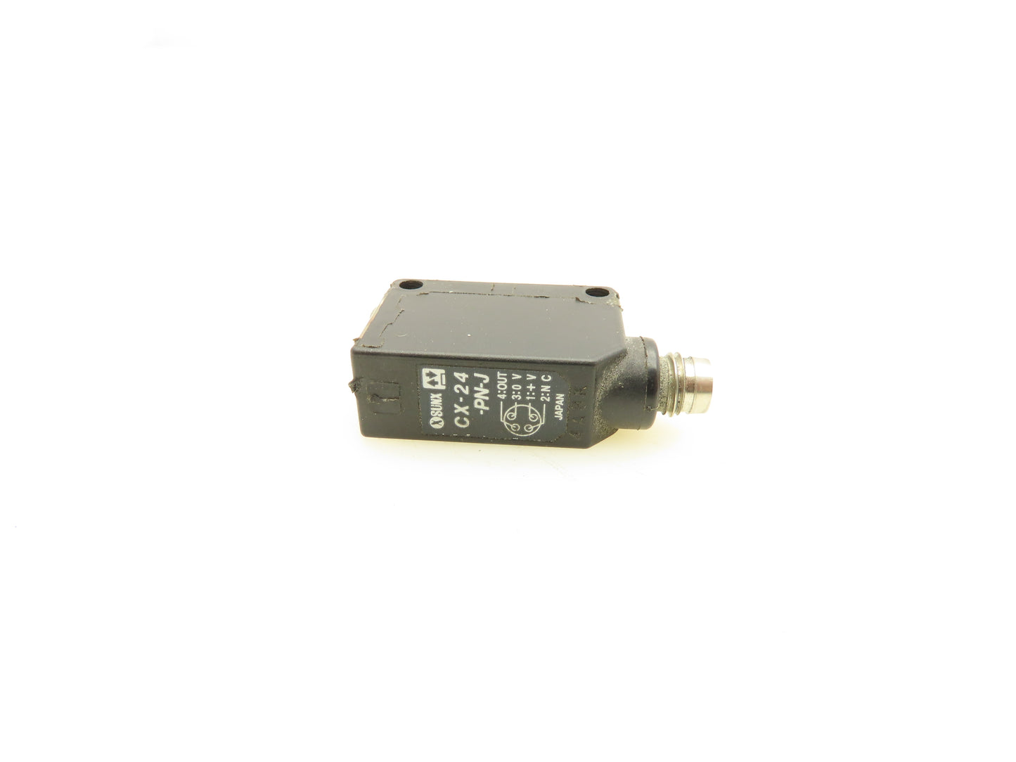 SunX CX-24-PN-J Photoelectric Sensor 12-24VDC 40mA 300mm Range M8 4 Pin IP67
