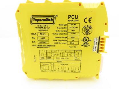 Tapeswitch PCU/1 Programmable Safety Control Main Unit 24VDC