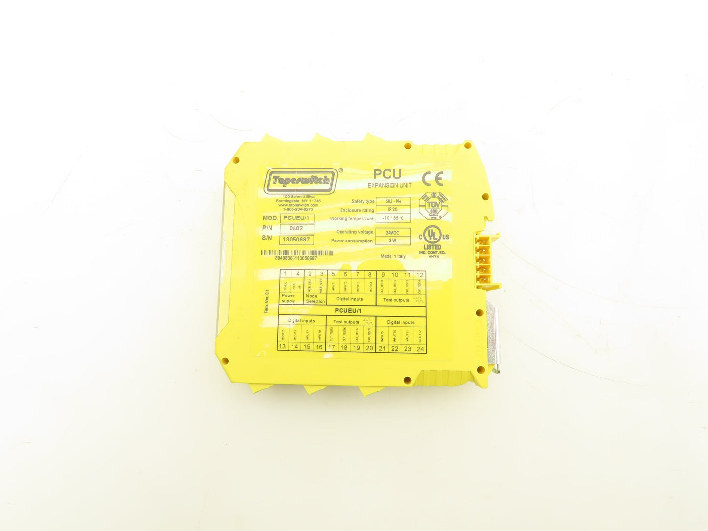 Tapeswitch PCUEU/1 Programmable Safety Control Expansion Module 24VDC