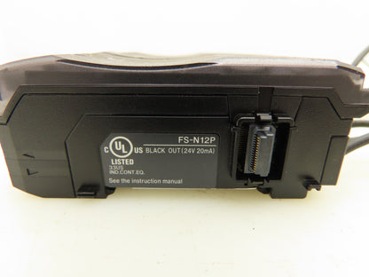 Keyence FS-N12P Fiber Optic Amplifier Expansion Unit 24V 20mA Lot Of 8