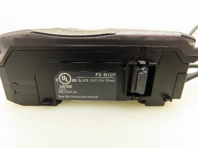 Keyence FS-N12P Fiber Optic Amplifier Expansion Unit 24V 20mA Lot Of 8