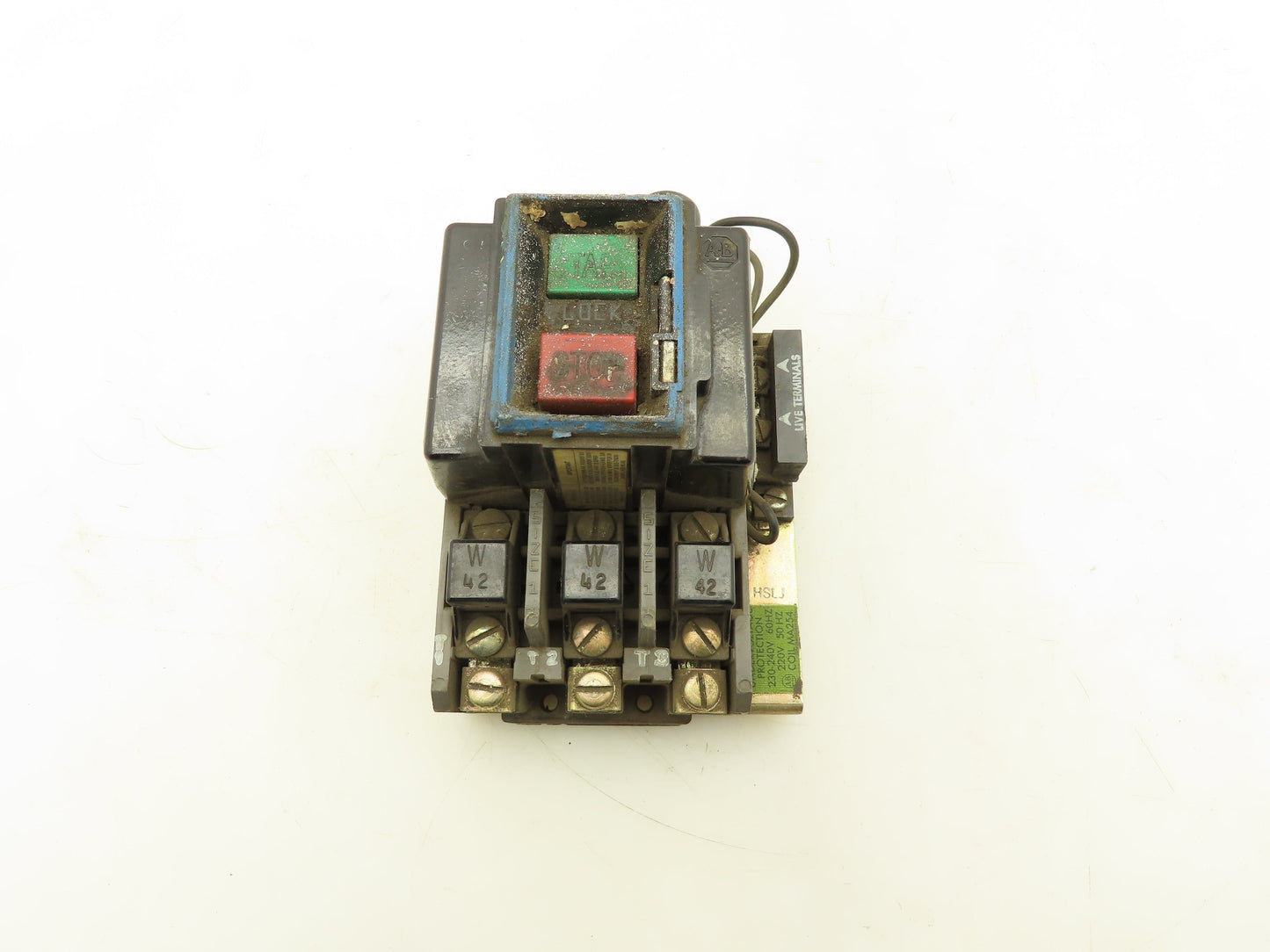 Allen Bradley 609U-BOA Push Button Manual Starting Switch 575V 10HP 3PH