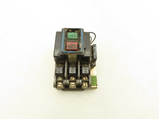Allen Bradley 609U-BOA Push Button Manual Starting Switch 575V 10HP 3PH