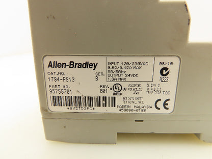 Allen Bradley 1794-PS13 Power Supply Module 24VDC Lot of 2