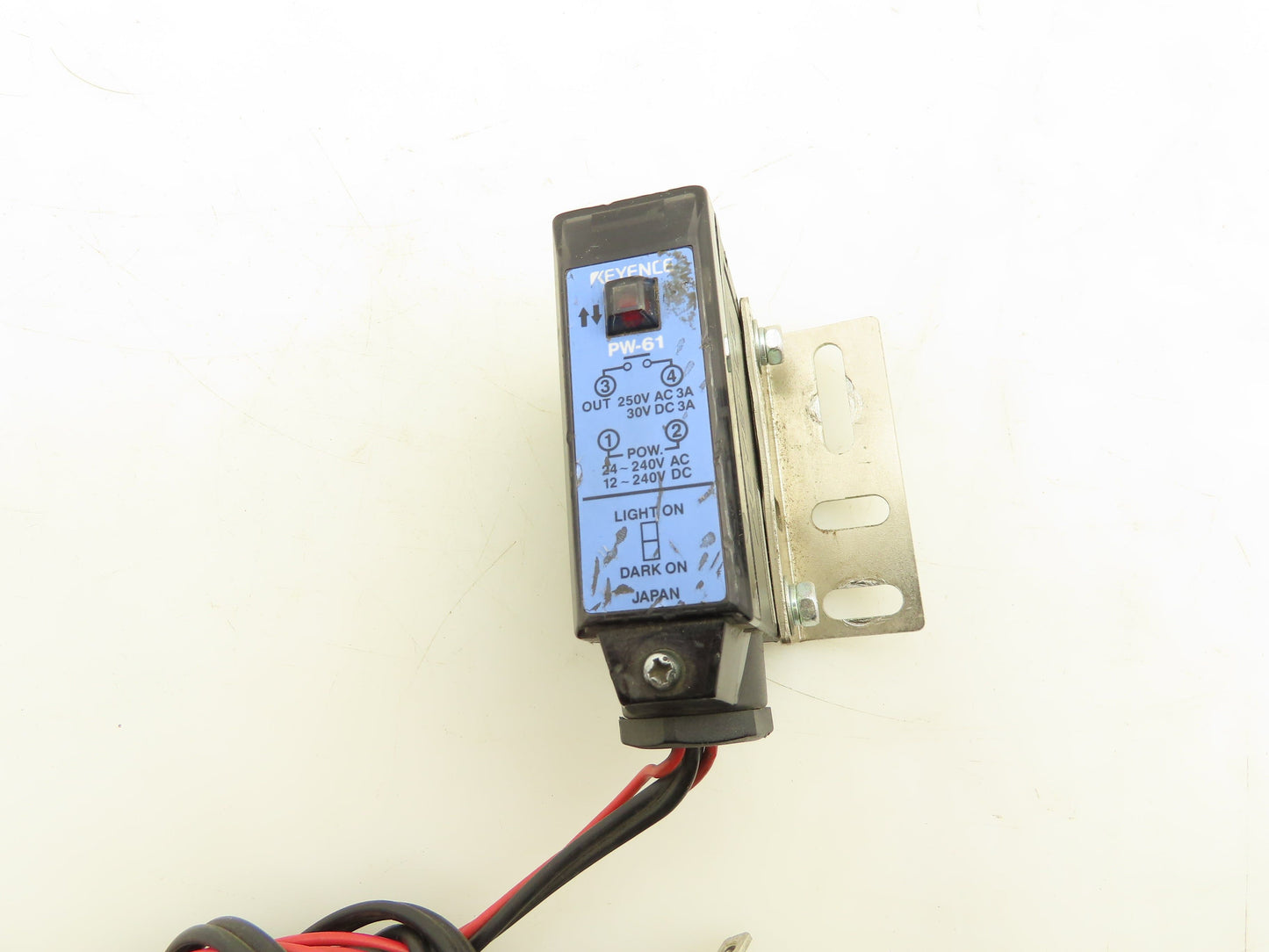 Keyence PW-61 Retro-Reflective Main Unit Photoelectric Sensor 0.1-5m Lot of 3