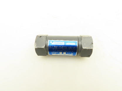 Tokimec Vickers DT8P1-06-5-11-JA-S22-J In-line Hydraulic Check Valve 3/4" NPT