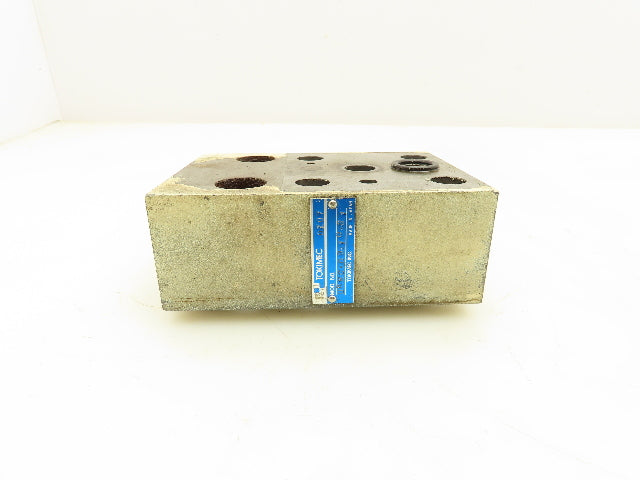 Tokimec URMC-03-10-S1 Hydraulic Check Valve Sandwich Module for Relief Valve