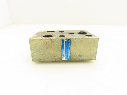 Tokimec URMC-03-10-S1 Hydraulic Check Valve Sandwich Module for Relief Valve