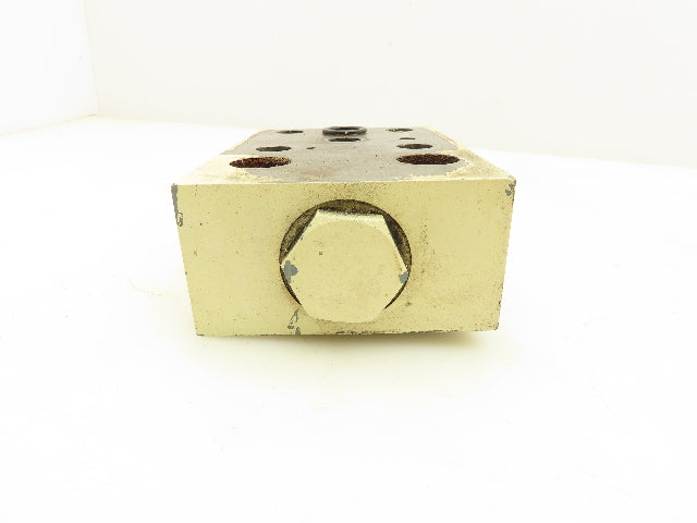 Tokimec URMC-03-10-S1 Hydraulic Check Valve Sandwich Module for Relief Valve