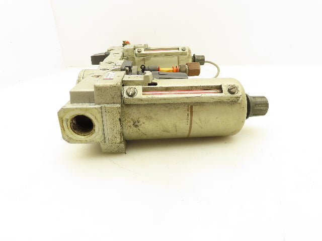 SMC NAL4000-N04-38 Air Line Filter Lubricator Regulator With Soft Start Valve