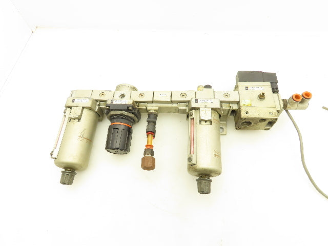 SMC NAL4000-N04-38 Air Line Filter Lubricator Regulator With Soft Start Valve