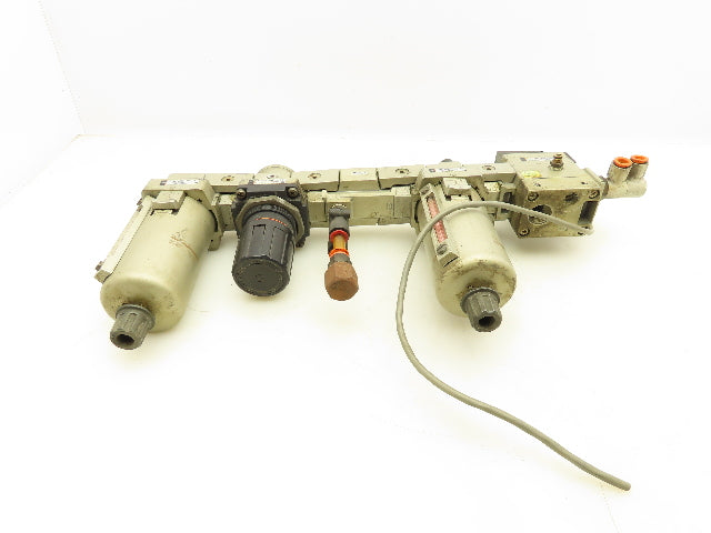 SMC NAL4000-N04-38 Air Line Filter Lubricator Regulator With Soft Start Valve