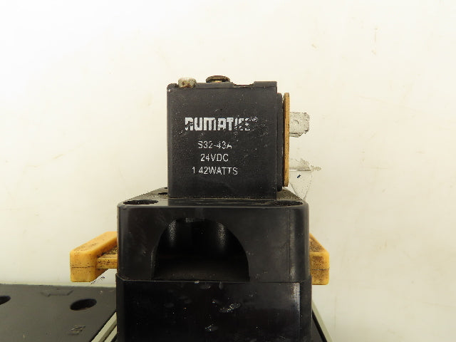 Numatics S32E-04BKLM Pneumatic Filter Regulator Valve Block W/Soft Start Valve