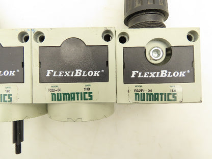 Numatics S32E-04BKLM Pneumatic Filter Regulator Valve Block W/Soft Start Valve