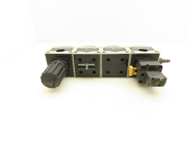 Numatics S32E-04BKLM Pneumatic Filter Regulator Valve Block W/Soft Start Valve