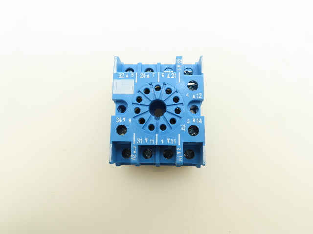 Finder 88.02 Multi-Voltage Plug-In Timer Socket Relay Base 0.5sec-100hr Lot of 2