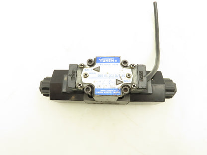 Yuken DSG-01-3C2-D24-50 Hydraulic Directional Control Solenoid Valve 24VDC